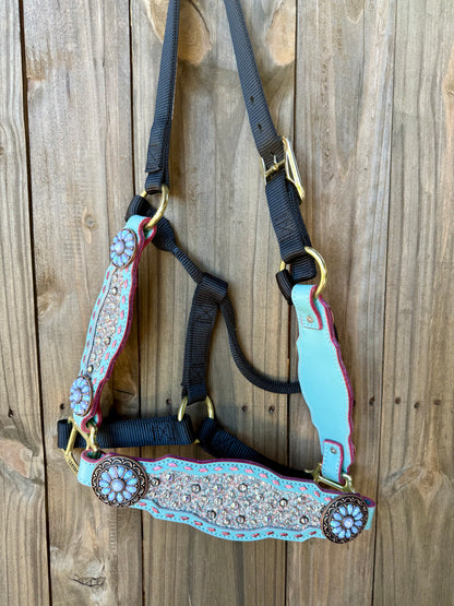 Blue Crystal Halter