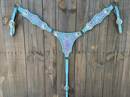 Blue Ice Breast Collar
