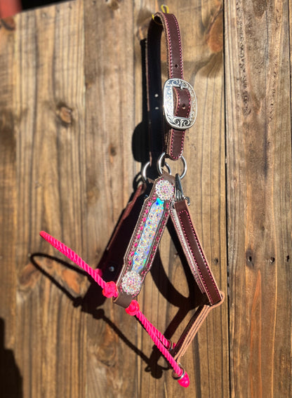 Pink Bling Lariat Halter