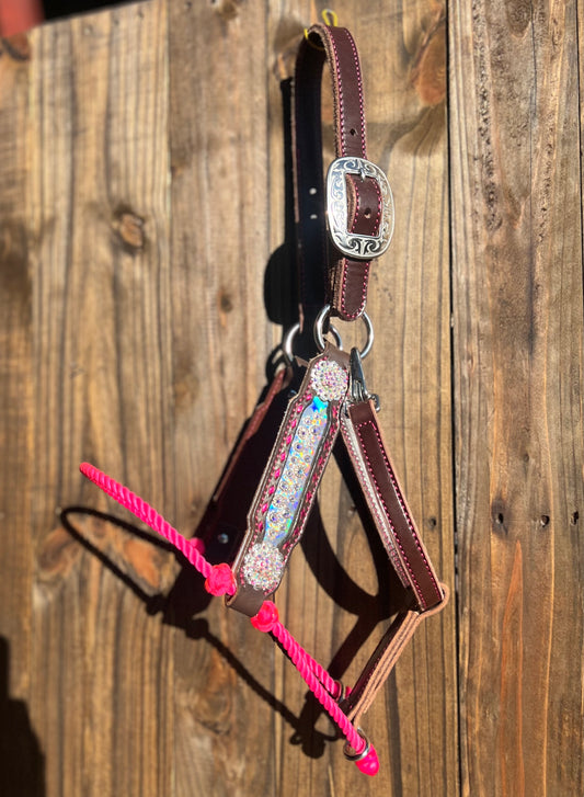 Pink Bling Lariat Halter