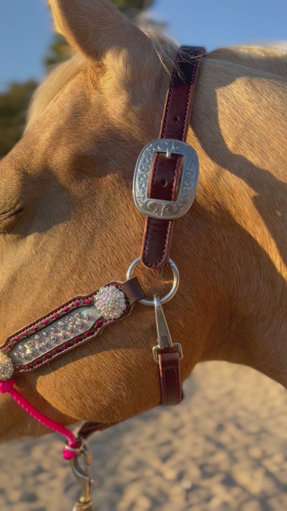 Pink Bling Lariat Halter